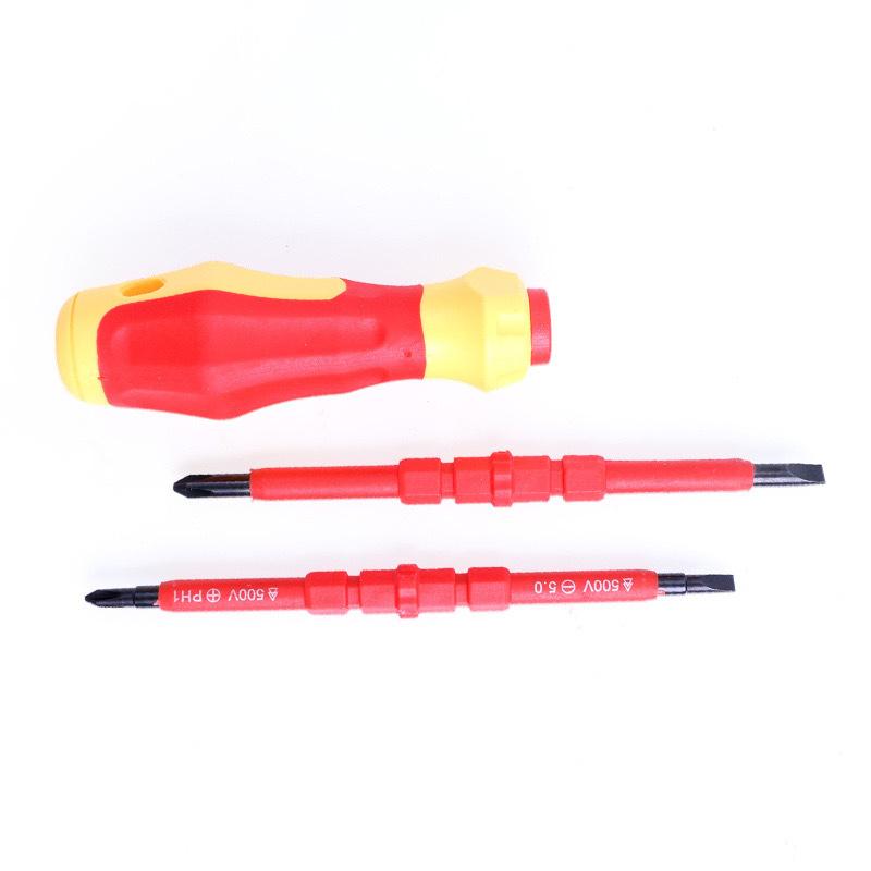 3-in-1/8-in-1 Insulated Screwdriver Set Multi-Purpose Electrician Screwdriver Bits Slotted Cross Head PH1 PH2 Repaire Tools