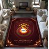 Tappeto Morbido Antiscivolo per Interni con Motivo Calcio Galatasaray FC Tappetino Decorativo Sportivo per Camera da Letto