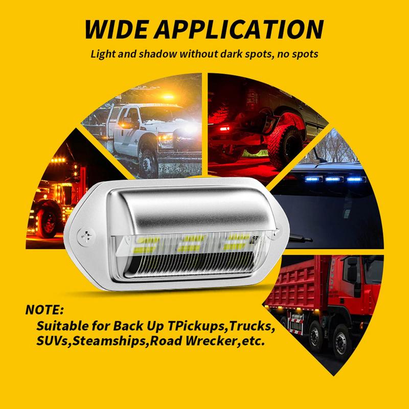 license plate light LED Plate Light Super Bright 12 To 24V LED Licence Plate Light For Truck SUV Trailer Van RV Boats