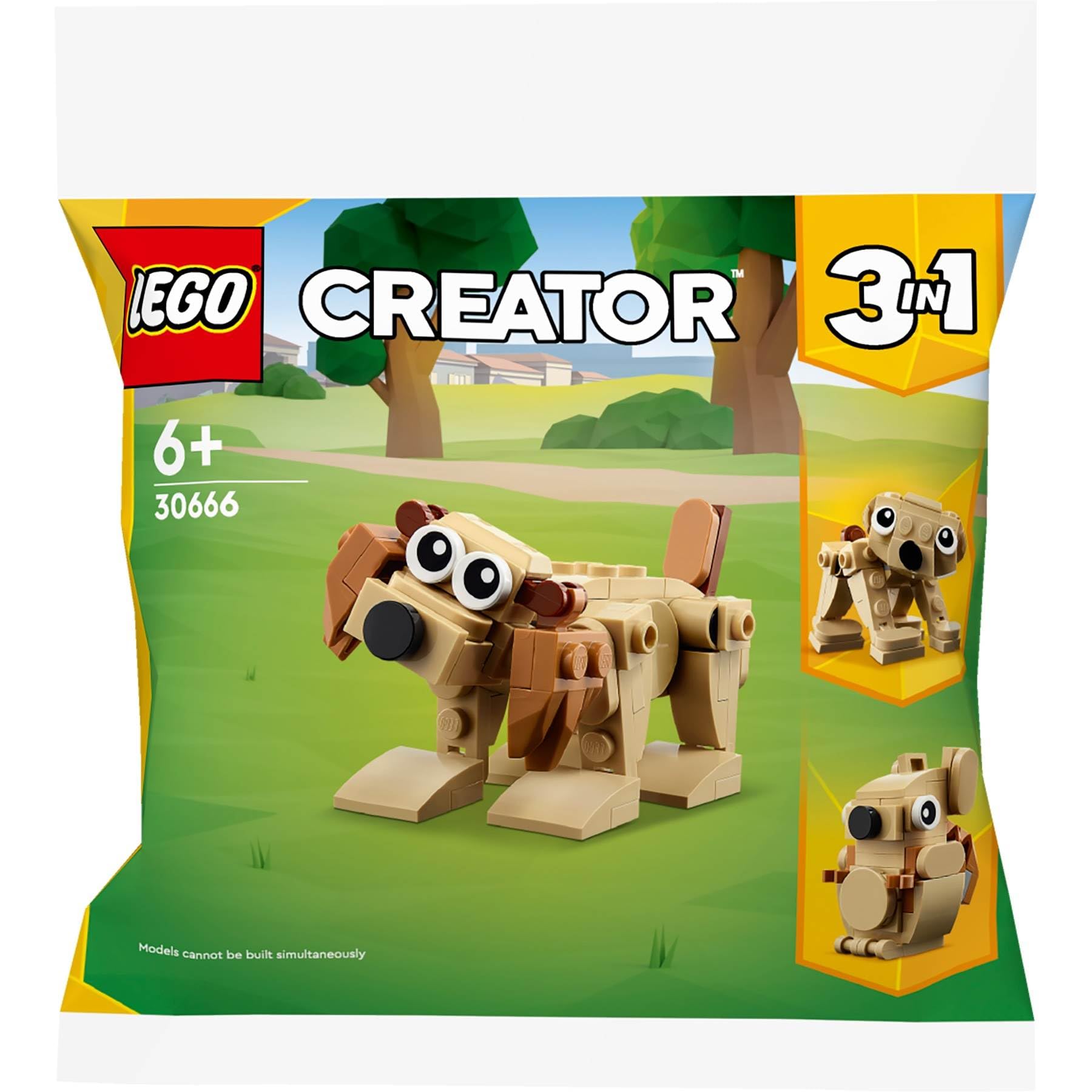 

LEGO Creator 30666 Gift Animal Dog Kuma Resiz 3 Inn 1 Polybag 75 Piece Set