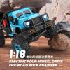 Wltoys 1/18 Mini RC Car 184020 2.4G With LED Lights 4WD Off-Road Electric Crawler Vehicle Remote Control Truck Toy for Children