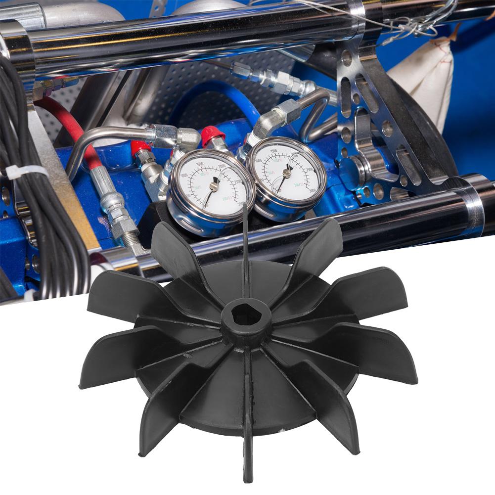 Fan Blades, 5 Pcs Direction Connection Fan Blade Cooling Fan Bore Cooling Fan 13mm 10 - Blade Impeller Motor Fan Accessory