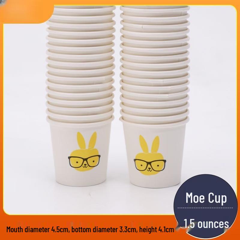 30ml Disposable Sampling Cups - Cute Rabbit Design