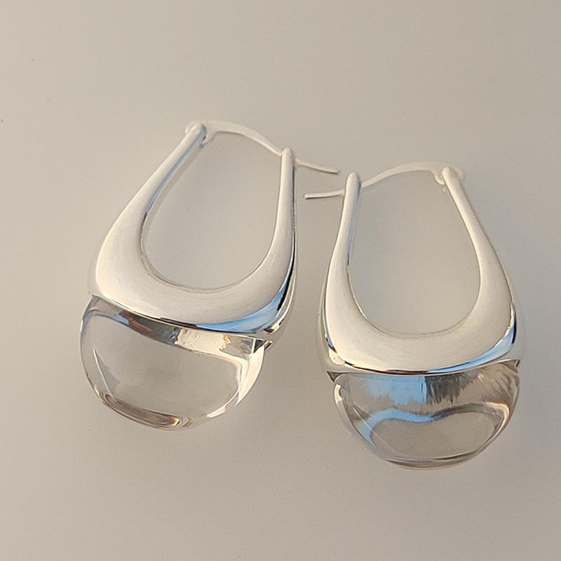 

Серьги-капли Элегантные серьги Вечерние украшения прозрачный