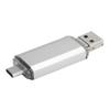U Disk 3-in-1 Aluminiumlegierung HighSpeed Silber USB3.0 Flash Disk für Mobiltelefone Computer(256 GB )