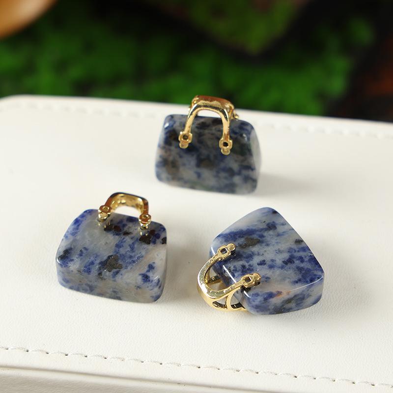 Amethyst & Rose Quartz Crystal Pendant Handbag Decoration