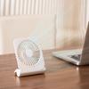 Light And Thin Desktop Fan 2025 New Mini Portable Mute Folding Fan Office Students USB Mini Fan Handheld Office Living Room Fan