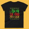Frohe Weihnachten Damen T-Shirt Herren Oberteile T-Shirts Unisex Joy To The World Weihnachts-Oberteil