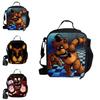Isolierte Lunchtasche mit großem Fassungsvermögen und 3D-Druck Five Nights At Freddy's für vielseitige Verwendung
