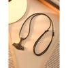 Thor's Hammer Viking Rune Battle Axe Pendant NecklaceRetro Long Sweater Chain Necklace