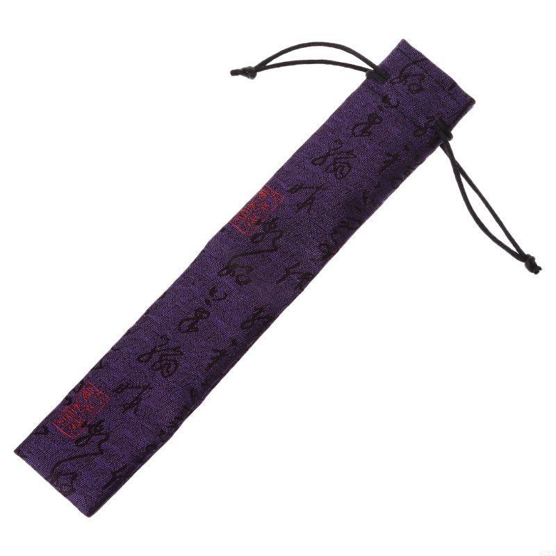 62KD Chinese Decorative Folding Hand Fan Bag Dustproof Holder Prote