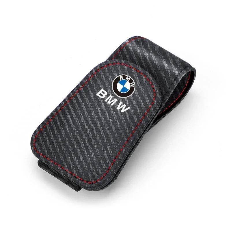 BAGI7 2026 Car Sticker Car Sun Visor Eyeglass Frame Sunglasses Clip Card Storage Bracket For BMW F30 F10 E90 F20 E46 E60 E70 E39 E36 E