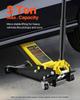 Low Profile Floor Jack 3 Ton Heavy Duty Steel Dual Piston Rapid Pump