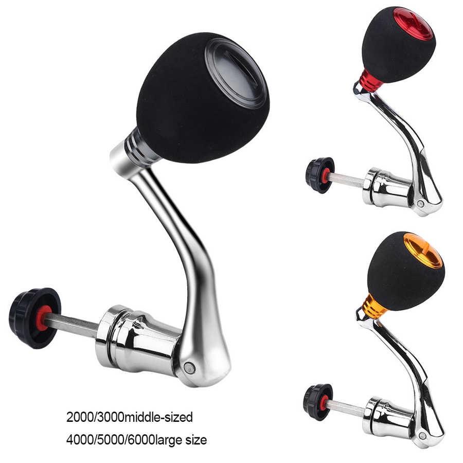 Ersatz-Angelrollengriff, Power-Griff, Kurbelknopf, Spinning-Griff, Metall-Kipphebelgriff für Spinning-Angelrollen-Zubehör