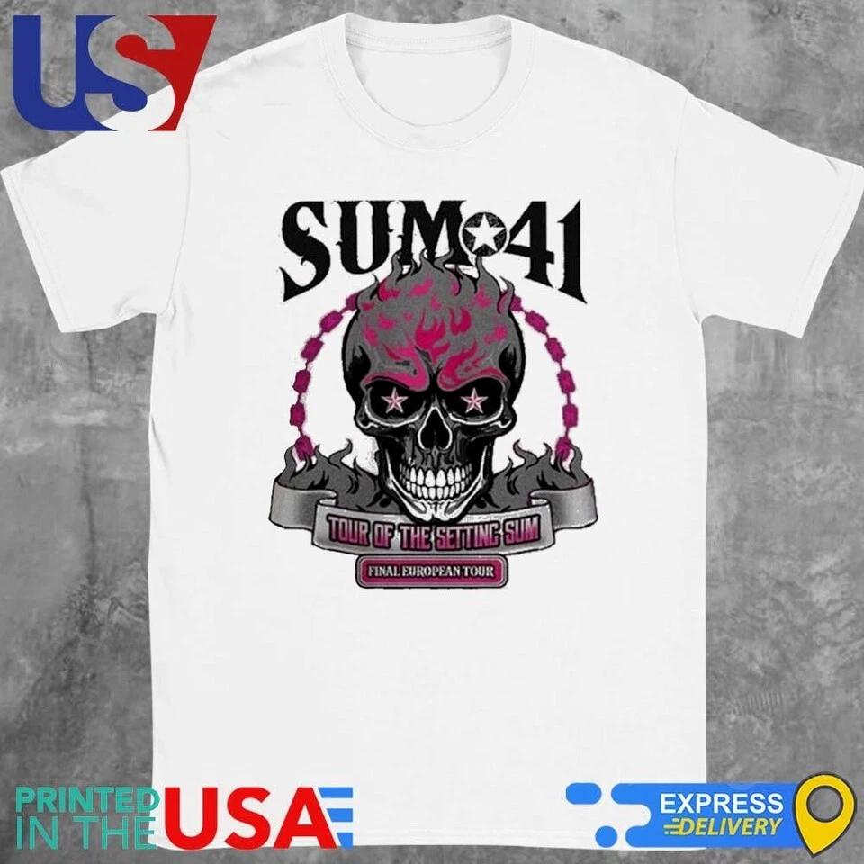 Sum 41 Tour Of The Setting Sum Final European Tour 2024 Tour Shirt OM12 M