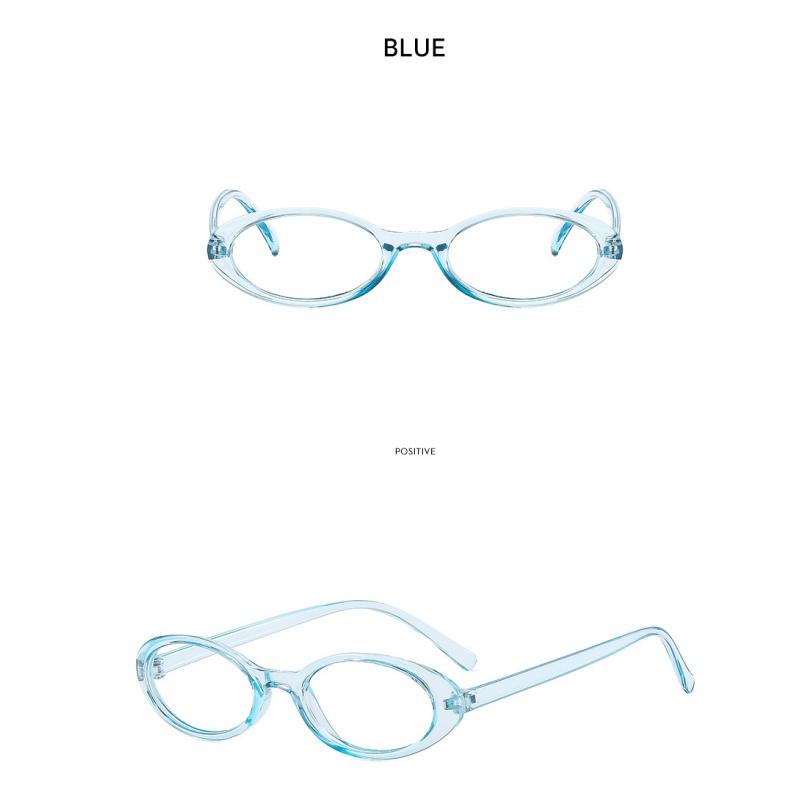 Ladies Glasses, Retro Small Frame Flat Glasses.