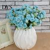 Ornamental 1 Bouquet Simulation Rose No Watering Vivid Bright Color Artificial Flowers Home Beautification