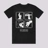 Anime Jujutsu Sorcerers Japanese Style Black Tshirt Size S4XL