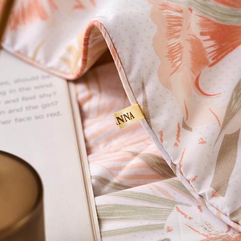 FUANNA Floral Tussah Silk Summer Quilt