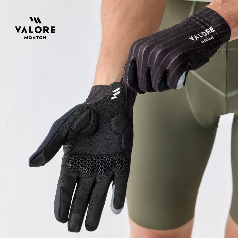 VALORE AOE3D Shock-Absorbing Full Finger Gloves S