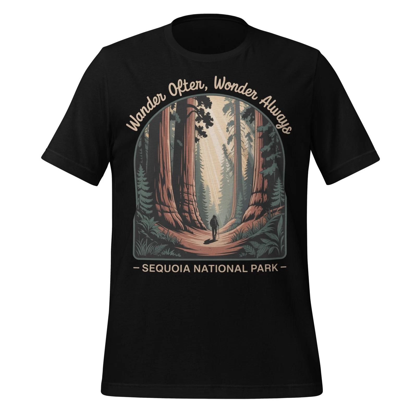 Sequoia National Park Shirt Hiker Tree Tee Unisex Nature Adventure Outdoor Gift S
