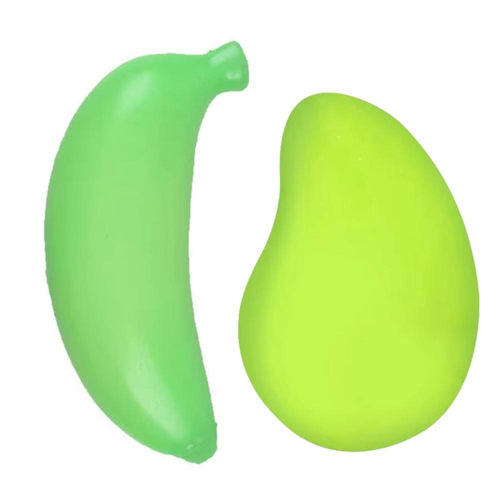 Simulated Banana Squeeze Toy Slow Rebound Mango Pinch Toy Sensory Toy   Practical Jokes