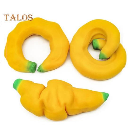 Stres Giderici Muz Sıkma Oyuncak Çocuklar Yetişkinler Esnek Dev Muz Duyusal Oyuncak Taşınabilir Hafif Sakinleştirici Meyve Fidget Oyuncak