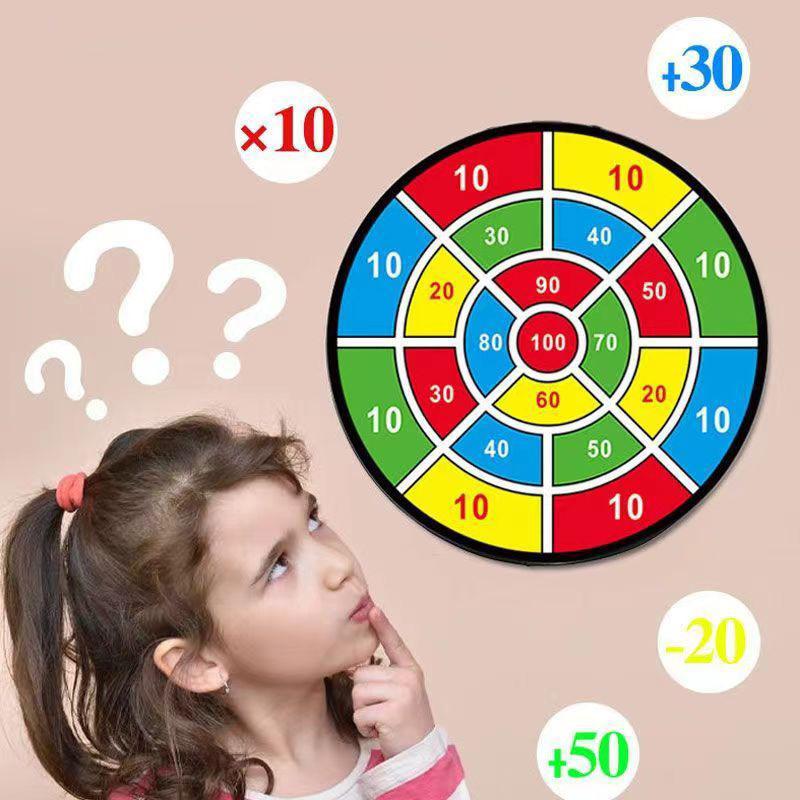 Children Target Dart Plate Sticky Ball Toys Sports Indoor Outdoor Early Education Math Games Developmental Toy Concentration TMZ