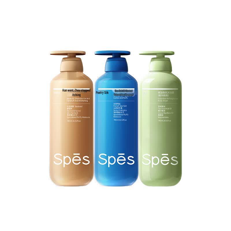 Spes Essential Oil Protein Hair & Body Wash Set