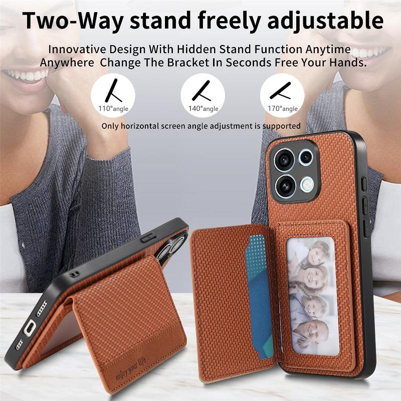 Etui Do OPPO Reno 16 Pro Skóra PU Portfel Flip Uchwyt na Karty Odporne na Wstrząsy Pokrowiec Do OPPO Reno 16 16 Pro Magnetyczny Stojak Torba na Telefon