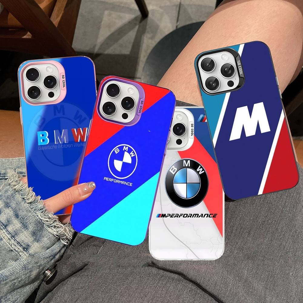 BBIP8 B-BMW-W Fashion Phone Case For IPhone 16 15 14 13 12 11 17 Pro MAX Plus Pro Matte Shockproof Cover