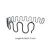 4x Sofa Feder Reparaturset Stuhl Feder Set Teile DIY Zubehör Zig Form Feder für Haus Haushalt Liege Sofa Stuhl