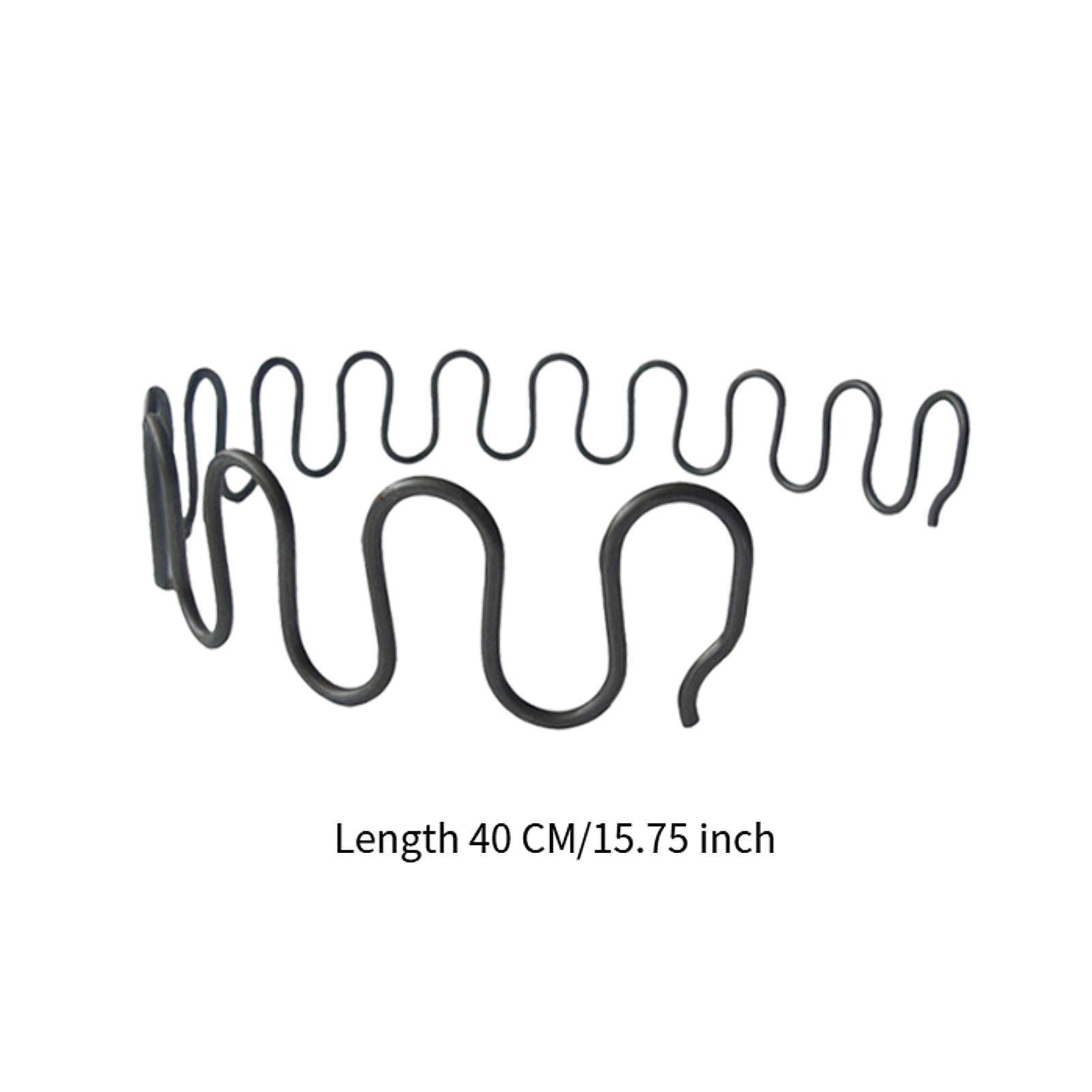 

4 Pieces Zig Zag Upholstery Sofa Chair Spring Sagging Cushions Chair Spring Kit Length 40CM