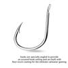 10pcs Lure Sea Fishing Hooks Thickened Anti-corrosion High Carbon Steel Fishhooks With Barbs Fishing Tackle