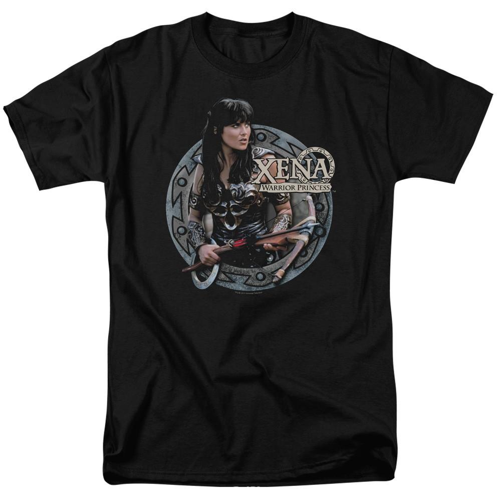 T-shirt pour adulte sous licence Xena la princesse guerrière Lucy Lawless