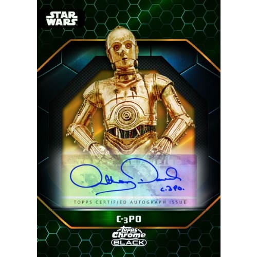 2024 Topps Star Wars chromově černá 2024 Star Wars chromově černá