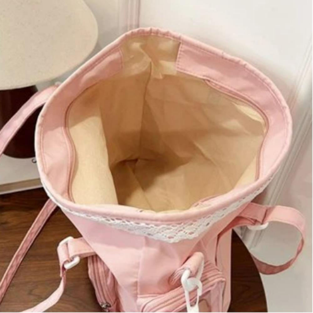 New Sweet And Cute Girls' Ita Bag Y2K Preppy Style Large Capacity Tote Bag Women'S Fashion One-Shoulder Cross-Body Bag Dolls Bag