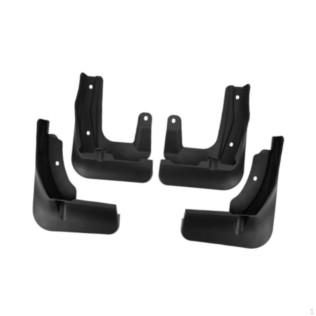 4 Car Wheel Mud Flaps Guards Replacement Spare Parts Mudflaps for at/Automatic Transmission No Drill