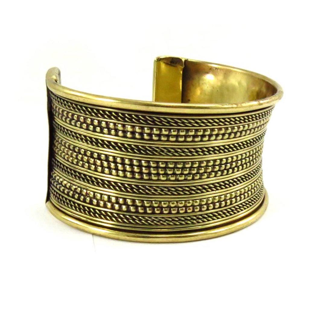 Les Trésors De Lily [J6927] - Pulsera dorada de diseño 'Cleopatra'