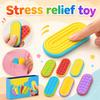 Magnetische sensorische Silikon-Magnet-Fidget-Blöcke Set mit 6 Stück Stressabbau Schreibtischspielzeug für Konzentration und Entspannung