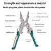 Foldable Wire Stripper Pulley Design Multi-function Electrician Wire Splitter Wire Winding Pliers Crimping Pliers Hand Tool