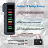 Tester Baterie Auto Tensiune Curent Rezistență Internă Test Motocicletă EFB Baterii Rapide Prof K8G6