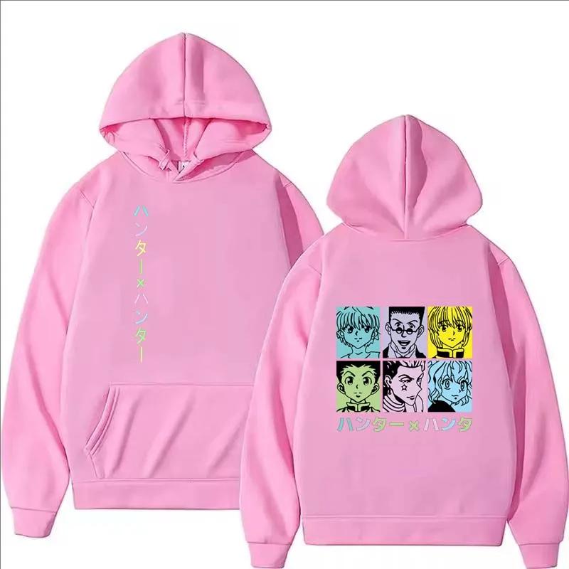 New Anime Hunter Hoodie Men Casual Harajuku High Street Long Sleeve Pullover Women Autumn Winter Fleece Fashion Sweatshirts