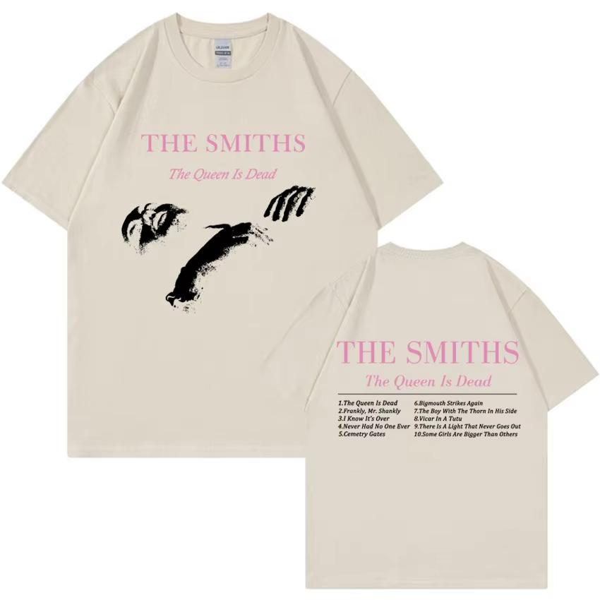 Camiseta Extragrande Con Estampado De The Smiths The Queen Is Dead Morrissey Camisetas De Banda Punk Rock A La Moda