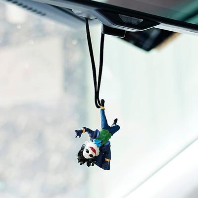1Pc Clown Car Pendant Interior Rearview Mirrors Charms Hanging Ornament