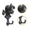 Cast Iron Decorative Wall Hook Key Holder Rustic Multifunctional Coat Hanger for Home