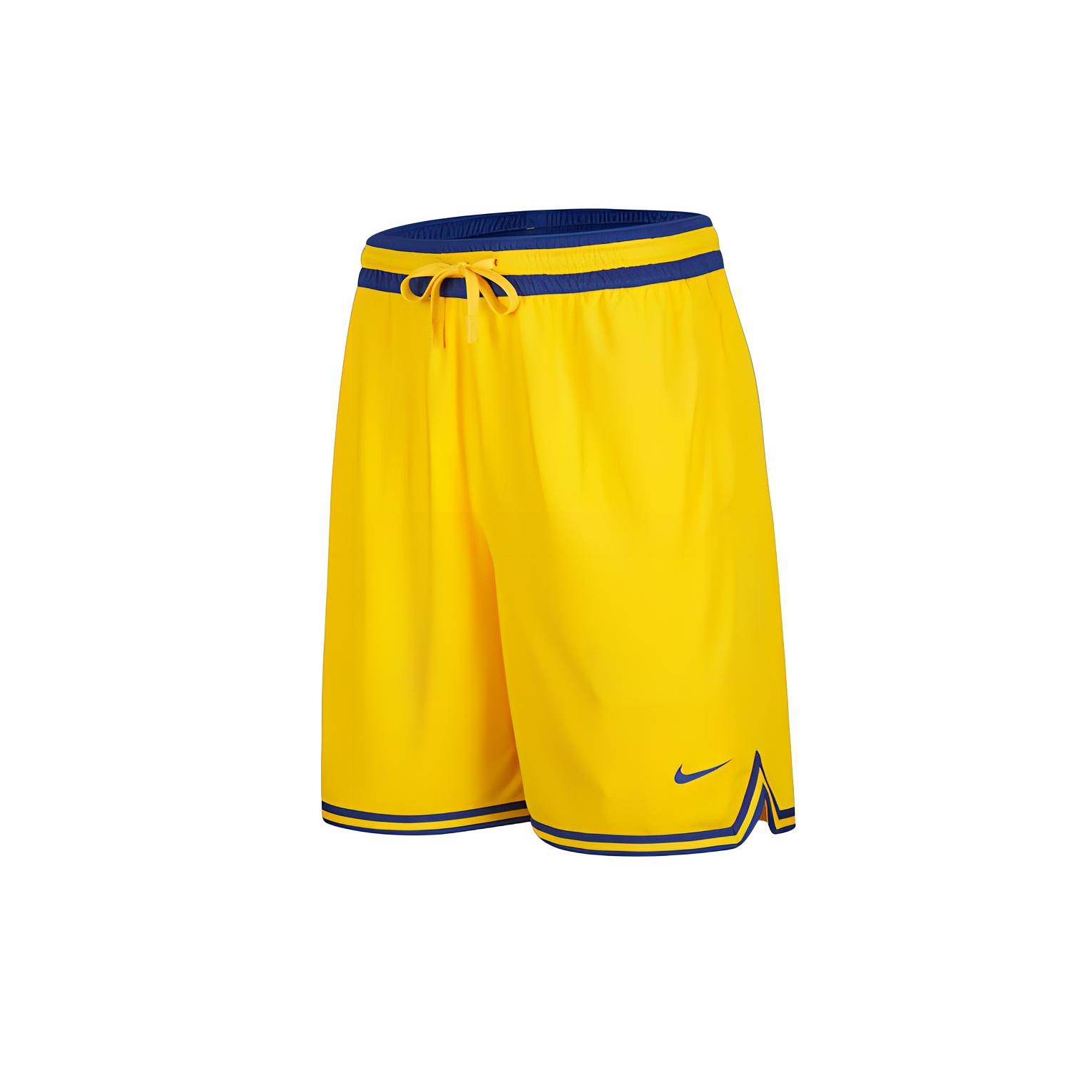 

New Nike X NBA Basketball Shorts Men Yellow AV6461-728 XL