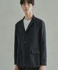 Trip Le Sens Basic Check Single Blazer_Navy Brown