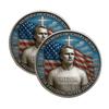 1/2/3/4/5/6Pcs Freedom Liberty Challenge Coin American Flag Keepsake Coin Collectible Souvenir Memorial Badge Veterans