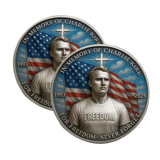 1/2/3/4/5/6Pcs Freedom Liberty Challenge Coin American Flag Keepsake Coin Collectible Souvenir Memorial Badge Veterans